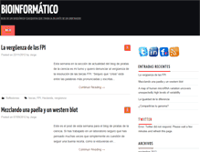 Tablet Screenshot of bioinformatico.es